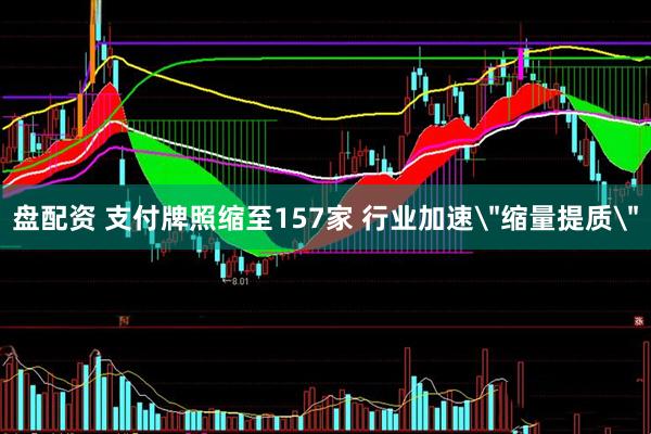 盘配资 支付牌照缩至157家 行业加速＂缩量提质＂