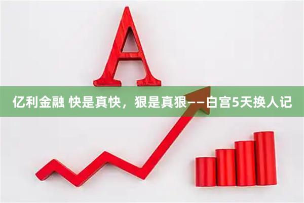 亿利金融 快是真快，狠是真狠——白宫5天换人记