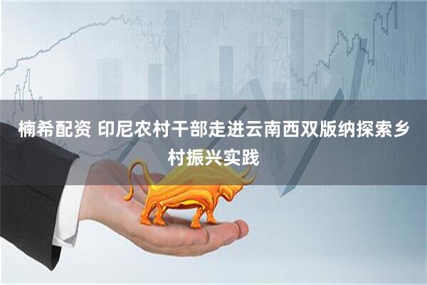 楠希配资 印尼农村干部走进云南西双版纳探索乡村振兴实践